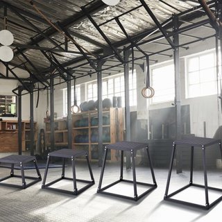 Cajas de Salto Pliométricas, Caja Plyo de 12/18/24/30 Pulgadas, Plataforma y Caja de Agilidad para Saltar, Set de Caja Antideslizante para Ejercicio de Subida, Entrenamiento en Gimnasio en Casa, E...