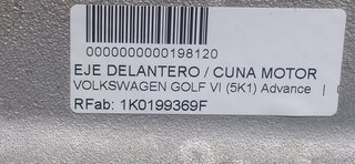EJE DELANTERO / CUNA MOTOR VOLKSWAGEN GOLF VI (5K1) Advance