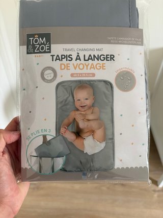 Cambiador de viaje Tom & Zoe impermeable