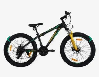 Bicicleta Spartan X Negra y Verde 24