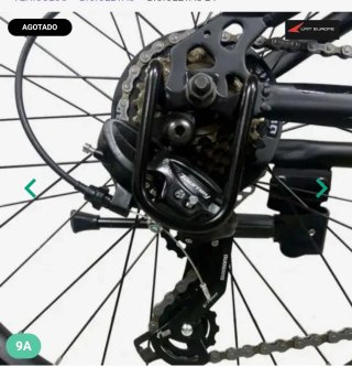 Bicicleta Spartan X Negra y Verde 24