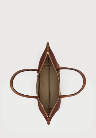 Bolso Tote Ralph Lauren Marrón