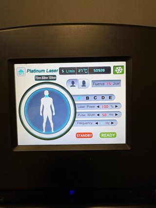 Máquina Láser Diodo con pedal