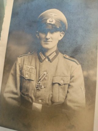Fotografía militar WWII Alemania Suboficial