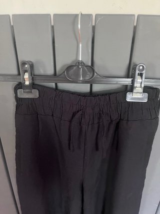 Pantalón ancho negro