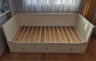 Cama nido blanca Ikea HEMNES-URGE