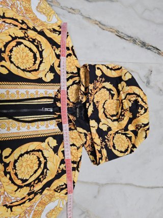 Giubbotto Versace Nero e Dorato