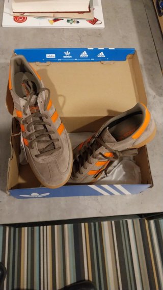 Zapatillas Adidas Spezial Gris Naranja
