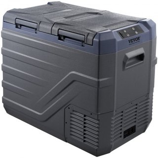 Refrigerador de Coche, Refrigerador de Coche de 12 Voltios, Congelador Portátil de Doble Zona de 40 L, Rango Ajustable de -4℉-68℉, Enfriador de Compresor de 12/24V DC y 100-240V AC para Exterior, ...