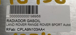 RADIADOR GASOIL LAND ROVER RANGE ROVER SPORT Autobiography Dynamic