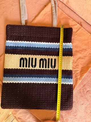Borsa Miu Miu multicolore in tessuto