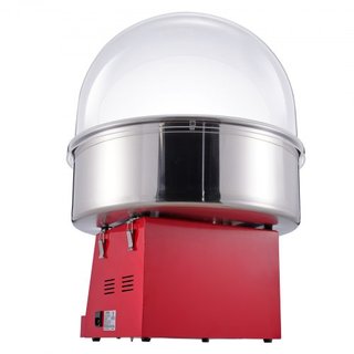Máquina de Algodón de Azúcar Eléctrica, Fabricante de Algodón de Azúcar de 1000W, Máquina Comercial de Algodón de Azúcar con Tapa, Tazón de Acero Inoxidable y Cucharón de Azúcar, Perfecta para Cum...