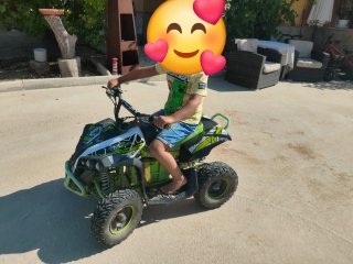 Quad Infantil Neon Verde