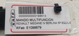 MANDO MULTIFUNCION RENAULT MEGANE IV BERLINA 5P EQUILIBRE