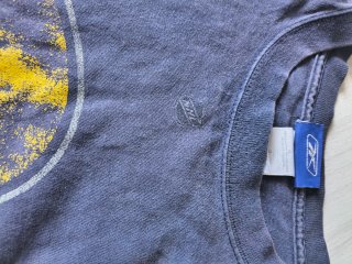 T-shirt Reebok Vintage Taglia L Blu