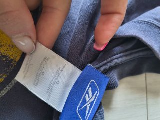 T-shirt Reebok Vintage Taglia L Blu