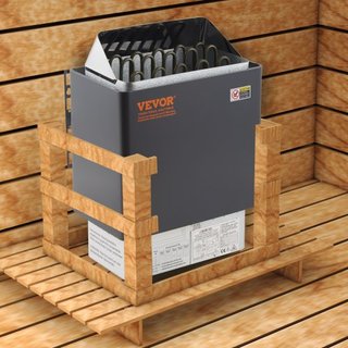 Calentador de Sauna Eléctrico Seco de 9KW con Controlador Externo de Acero Inoxidable para Sala de 9-13m3