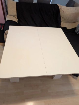 Mesa de salón convertible en comedor
