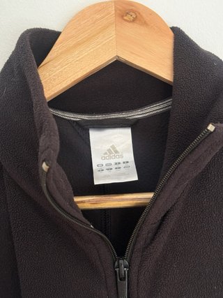 Forro polar Adidas negro de mujer