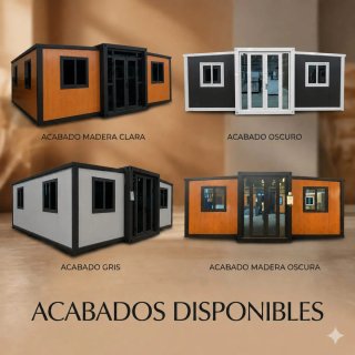 Casas prefabricadas nuevas de 36mt² con dos hab
