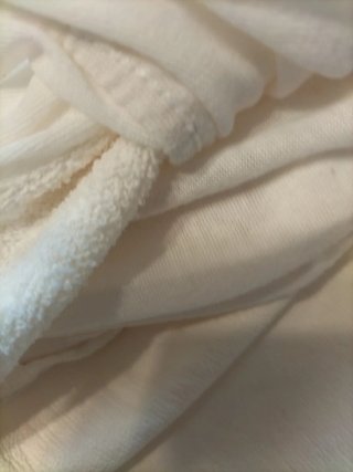 Sabana bajera IKEA algodón blanca, impermeable