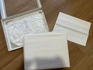 Sábanas para capazo Minhon blancas