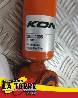 Amortiguadores traseros Koni para Seat Ibiza 6L.