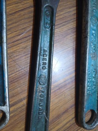 LOTE 7 llaves inglesas ajustables IRIMO