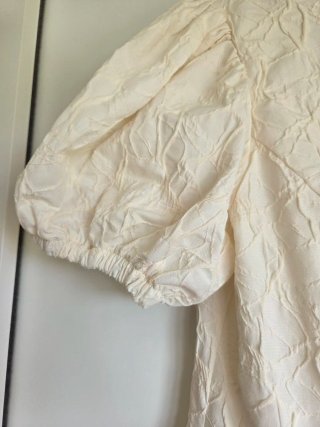 Vestido globo beige talla única