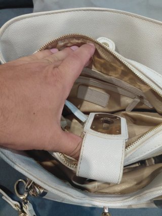 Borsa Liu Jo Bianca e Dorata Originale