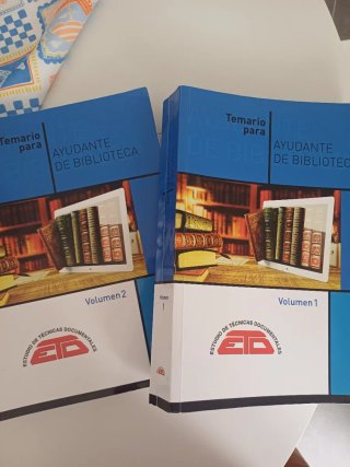 Libro temario ayudante de biblioteca