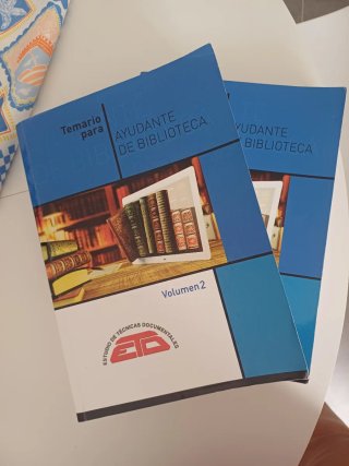 Libro temario ayudante de biblioteca
