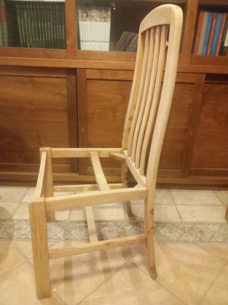 Estructura Silla Madera Maciza Haya