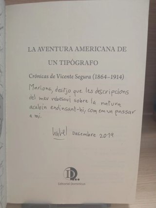 Crónicas de un tipógrafo (1864-1914) / Dedicado