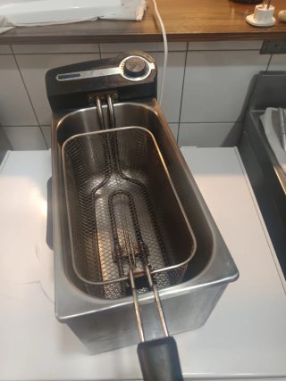 Freidora Eléctrica Acero Inoxidable
