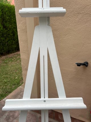 Caballete de madera para pintar