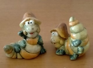Set statuette animali in ceramica