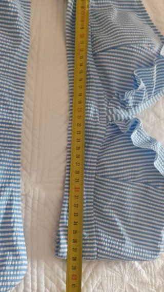 Bikini premamá nuevo rayas azules