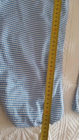 Bikini premamá nuevo rayas azules