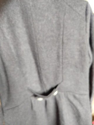 Cappotto da marinaio blu per donna