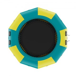Bouncer de Agua Inflable, Trampolín Recreativo de Agua de 10 pies, Plataforma de Salto Portátil con Escalera de 3 Pasos y Bomba de Aire Eléctrica, Rebotador Flotante para Niños y Adultos para Pisc...