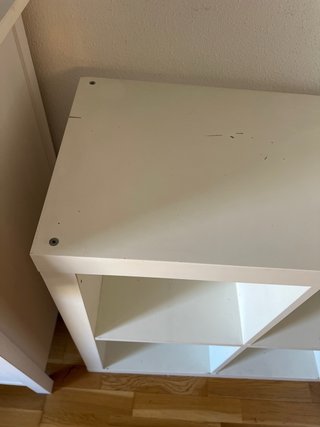 Estantería Kallax Ikea 4 cubos blanca