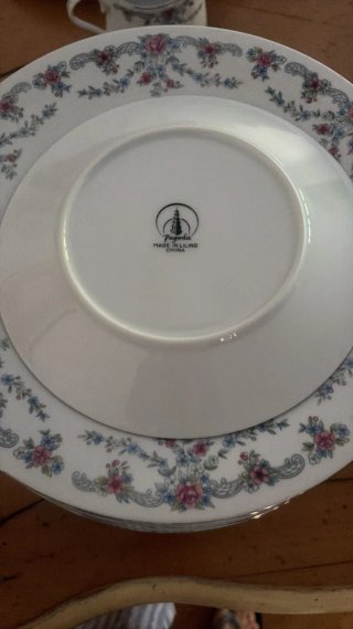 Vajilla Vintage Grande Porcelana 20 Comensales