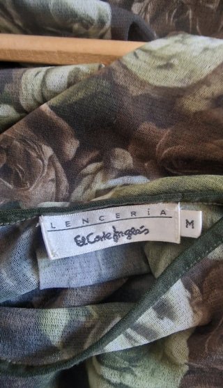 Vestito lingerie El Corte Inglés floreale