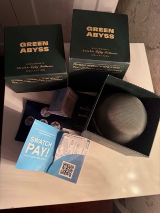 Swatch Blancpain x Swatch Scuba Green