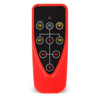Nivel Láser Rojo Rotativo Autonivelante Medición de Haz Rojo Automático con Receptor Control Remoto Funda de Transporte