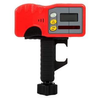 Nivel Láser Rojo Rotativo Autonivelante Medición de Haz Rojo Automático con Receptor Control Remoto Funda de Transporte