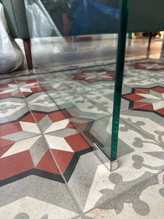 Mesa escritorio de cristal SKLUM altura 75cm