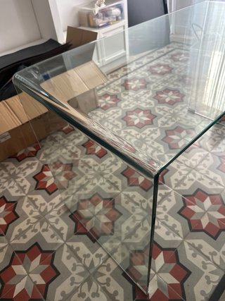 Mesa escritorio de cristal SKLUM altura 75cm
