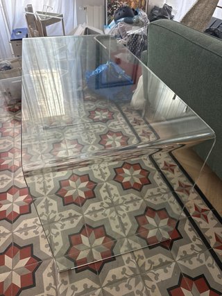 Mesa escritorio de cristal SKLUM altura 75cm